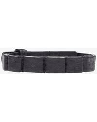 Ferragamo - New Leather Sella Bracelet - Lyst