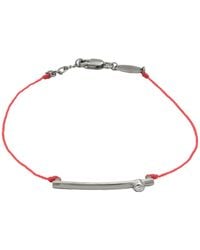 RedLine - Tube 0.05Ct Round Diamond String Bracelet - Lyst