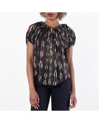 Isabel Marant - Sonae Pleated Silk Blouse, Brand Size 34 Us Size 0 - Lyst