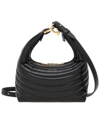 Ferragamo - S Quilted Hobo Crossbody Bag - Lyst