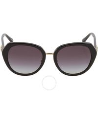 COACH - Grey Gradient Oval Sunglasses - Lyst