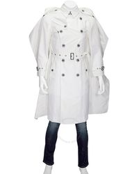 Burberry - Technical Faille Reconstructed Double-breasted Cape Detail Trench Coat - Lyst