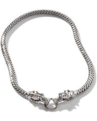John Hardy - Legends Naga Double Dragon 7.5mm Necklace - Lyst