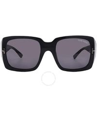 Tom Ford - Ryder Smoke Square Sunglasses Ft1035-n 01a 51 - Lyst