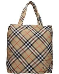 Burberry - Fabric Shoulder Bag - Lyst