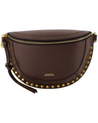 Isabel Marant - Studded Leather Crossbody Bag - Lyst
