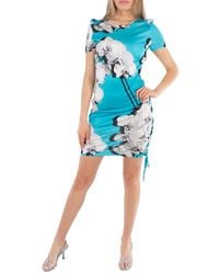 Roberto Cavalli - Ladies Orchid Print Dress, Brand Size 40 (Us - Lyst