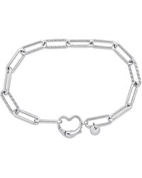 Amour - Paper Clip Link Bracelet - Lyst