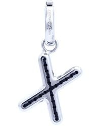Burberry - Leather-Topstitched 'X' Alphabet Charm - Lyst