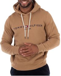 Tommy Hilfiger - Embroidered Tommy Logo Hoodie - Lyst
