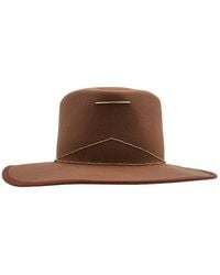 Van Palma - Anna Wool Felt Hat - Lyst