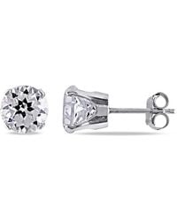 Amour - Created Sapphire Stud Earrings - Lyst