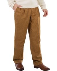 VTMNTS - Caramel Barcode Monogram Tailored Wool Pants - Lyst