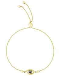 Tresorra - 14K Evil Eye Friendship Bracelet - Lyst