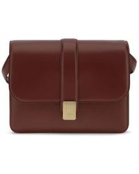 KHAITE - Blake Shoulder Bag Bordeaux - Lyst