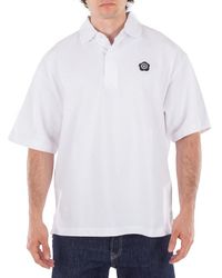 KENZO - Boke Flower Cotton Polo Shirt - Lyst