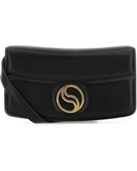 Stella McCartney - S-Wave Logo Plaque Crossbody Bag - Lyst