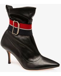 Bally - Bette Betsy 75 Leather Boots, Brand Size 35 Us - Lyst