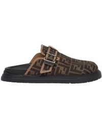 Fendi - Feel Sabots Sandals, Brand Size 7 Us - Lyst