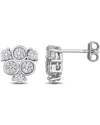 Created Forever - 1 1/7 Ct Lab Grown Diamond Tw Fashion Post Earrings - Lyst
