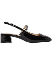Stuart Weitzman - Maeve Leather Mary Janes, Brand Size 36.5 Us - Lyst