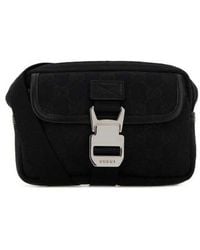 Gucci - Canvas Mini Crossbody Bag Blackblackblack Borse A Tracolla - Lyst