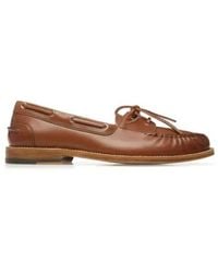 Bally - Rimion Leather Boat Loafers, Brand Size 7 Us - Lyst