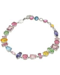 Swarovski - Gema Multicolored Mixed Cuts Bracelet, Size Medium - Lyst