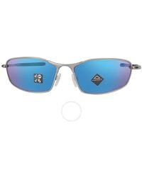 Oakley - Whisker Prizm Sapphire Polarized Rectangular Sunglasses Oo4141 414104 60 - Lyst