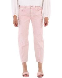 Stella McCartney - Ladies Faded Cropped Jeans, Waist - Lyst