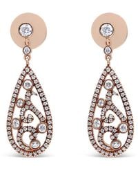 Haus of Brilliance - 18k Re Gold 1 1/4 Cttw Diamond Teardrop Shaped Drop - Lyst