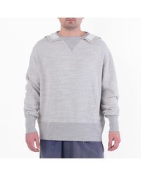 Maison Margiela - Stamp Logo Cotton Hoodie - Lyst