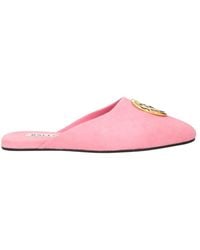 Bally - Gylon Logo Emblem Slippers, Brand Size 35 Us - Lyst