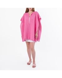 Burberry - Crochet Technical Cotton Cape - Lyst
