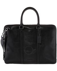 COACH - Metropolitan Slim Leather Briefcase - Lyst