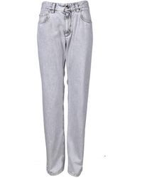 Brunello Cucinelli - Stone Denim Retro Fit Jeans, Brand Size 46 (Us - Lyst