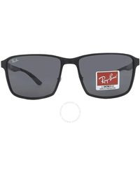 Ray-Ban - Grey Square Sunglasses Rb3721 186/87 59 - Lyst