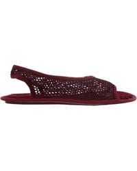 Ferragamo - Anio Mesh Slingback Sandals - Lyst