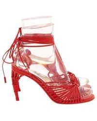 Ferragamo - Atena 85 Cage Heel Sandals - Lyst