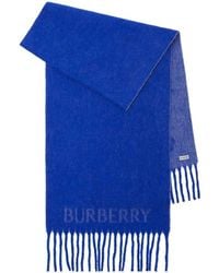 Burberry - Wool Blend Equestrian Knight Felted Scarf - Lyst
