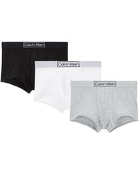 Calvin Klein - 3 Pack Reimagine Heritage Cotton Trunks - Lyst