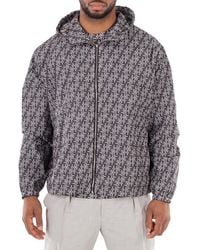 Fendi - Monogram Jacquard Hooded Jacket, Brand Size 50 (Us - Lyst