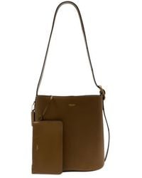 COACH - Bleecker Shoulder Bag Khaki - Lyst