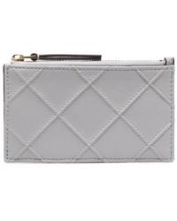 Tory Burch - Fleming Soft Diamond-Quilted Card Case - Lyst
