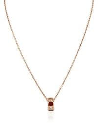 BVLGARI - Serpenti Viper 18Kt Rose Diamond Necklace - Lyst