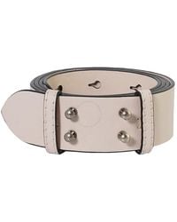 Burberry - The Medium Belt Bag Grainy Leather Belt- Chalk - Lyst