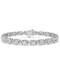 Mure And Co - 7Ctw Round Lab Grown Diamond (F/Vs Bracelet - Lyst