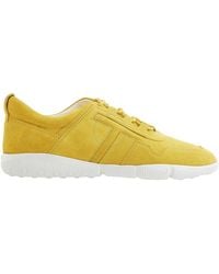 Tod's - Suede Lace-up Low-top Sneakers - Lyst