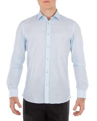 Burberry - Monogram Motif Cotton Poplin Shirt, Brand Size 37 (Neck - Lyst