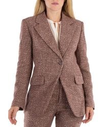 Chloé - Silk Wool Blend Jacket - Lyst